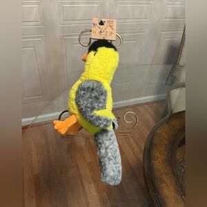 Pally Paws 16” Beautiful Bird Dog Toy w/ Clinker & Squeaker New